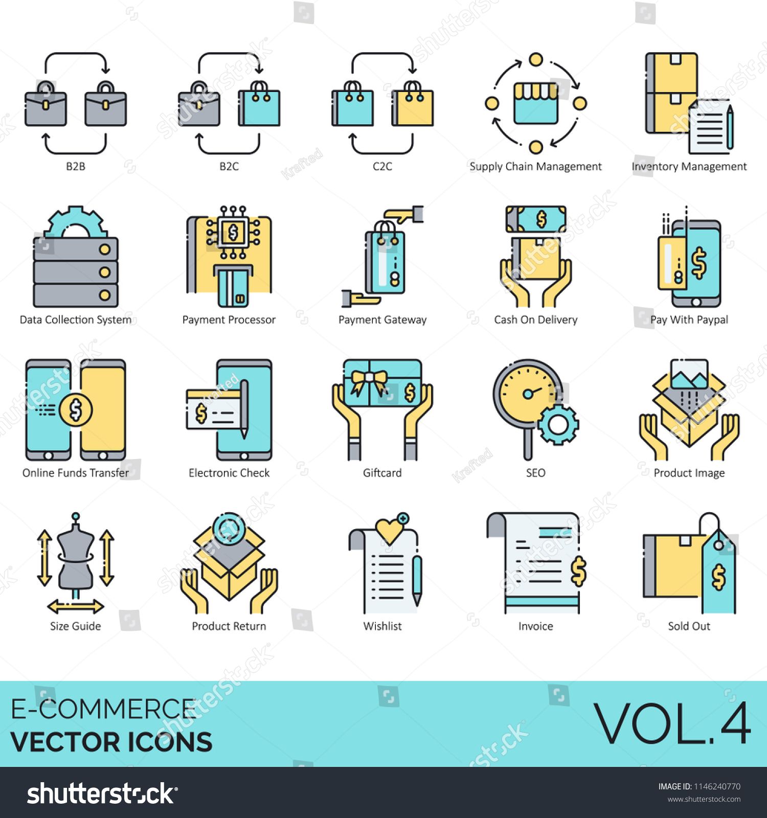 Supply Chain Management Vector At Collection Of