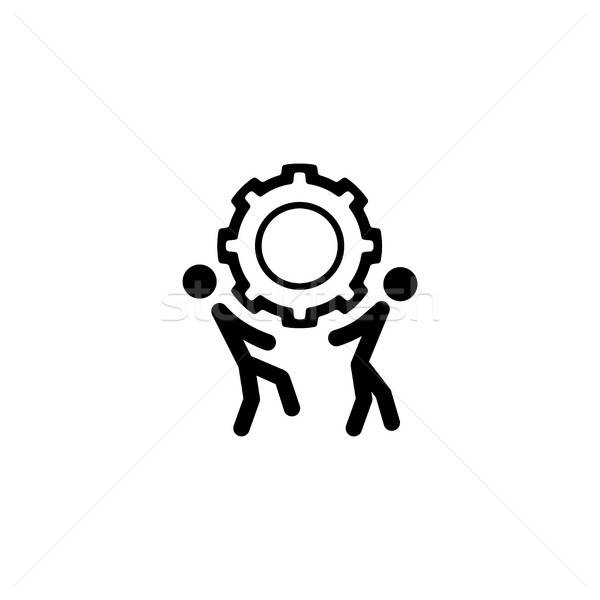 600x600 Technical Support Icon Flat Design Vector Illustration Vadym
