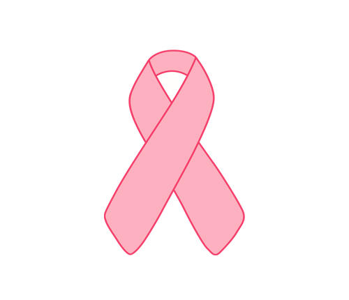 500x430 Pink Ribbon Vector Free Vector Download In Format