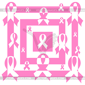 300x300 An Abstract Mosaic Pink Support Ribbon