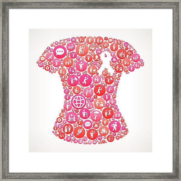 600x602 Breast Cancer Support Ribbon Shirt Women Female Empowerment Icons