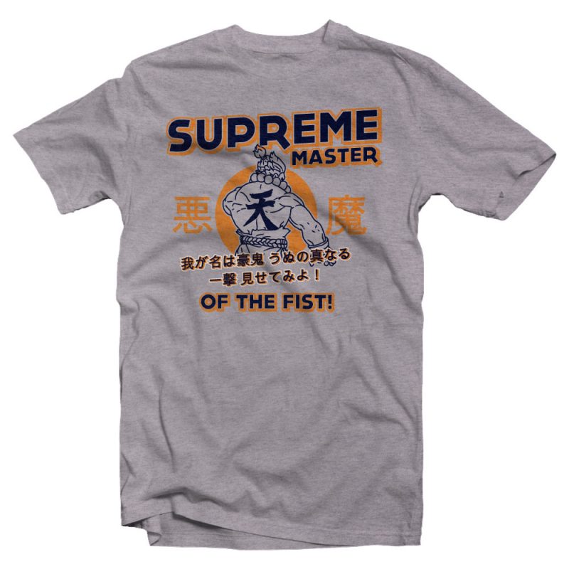 800x800 Supreme Master T Shirt Template Vector