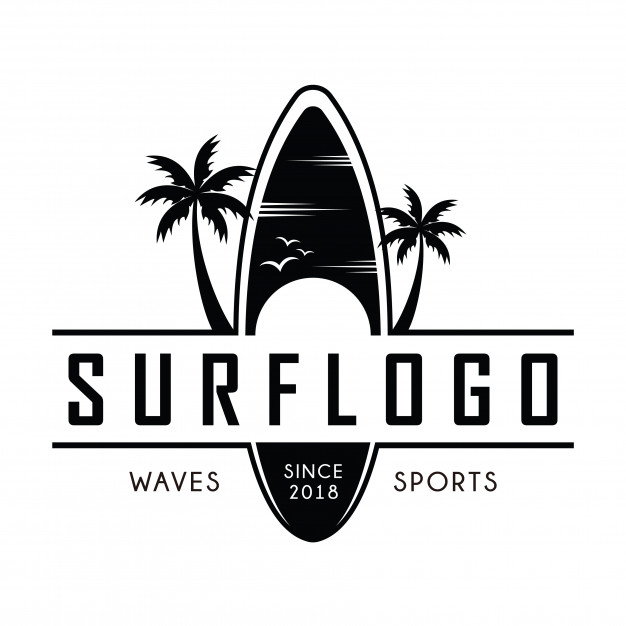 626x626 Surfing Logo Vector Premium Download