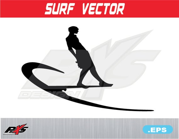 570x443 Surf Vector Plotter Graphic Corel Etsy