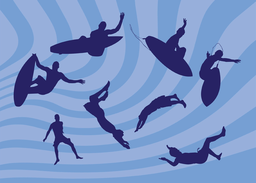 850x606 Free Surf Vectors Vector Art Graphics