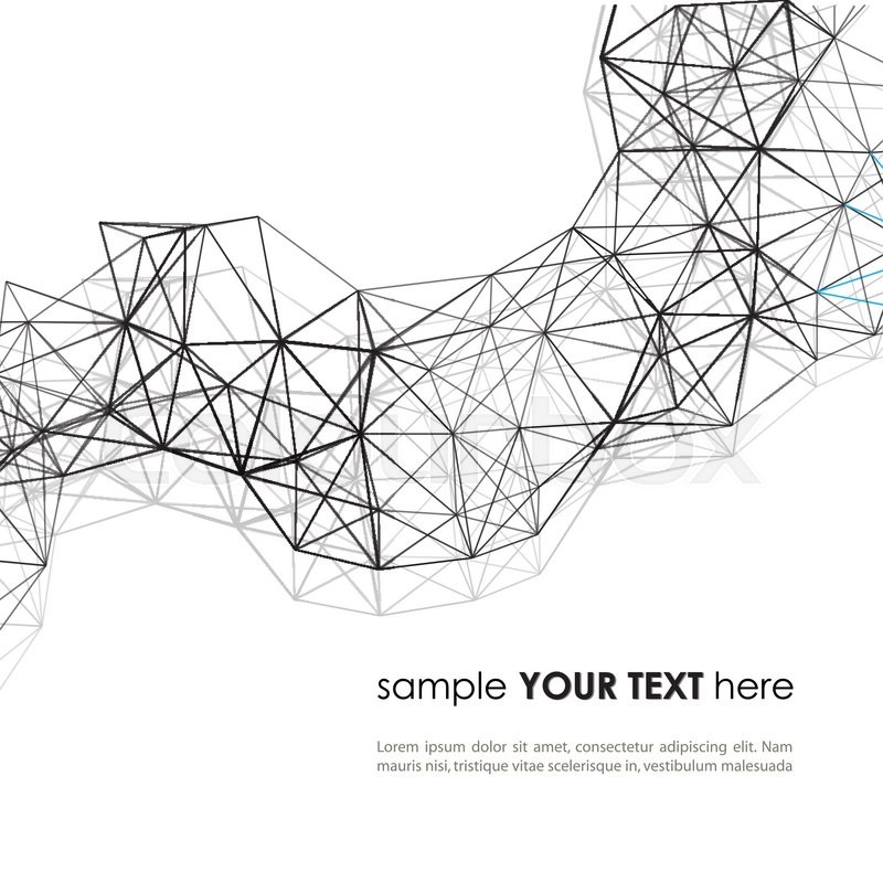 800x800 Wireframe Surface Vector Background Stock Vector Colourbox