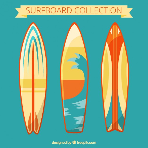 Surfboard Outline Vector at Collection of Surfboard