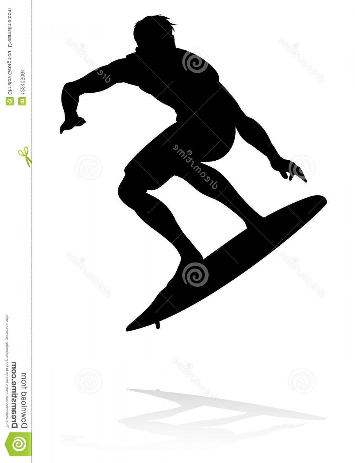 1198x1560 High Quality Detailed Silhouette Surfer Surfing Waves His