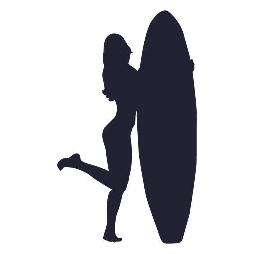 Surfboard Silhouette Vector At Vectorified.com 