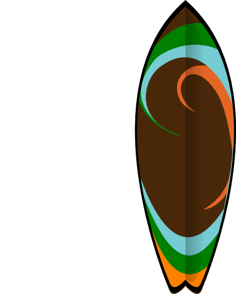 480x598 Surfboard Clipart Vector Art For Free Download And Use Images