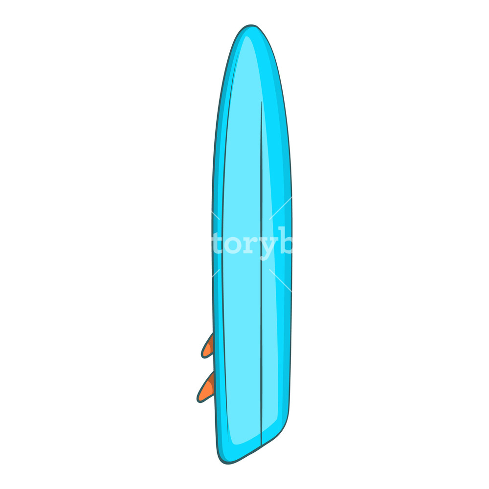 1000x1000 Surfboard Icon Cartoon Illustration Of Surfboard Vector Icon