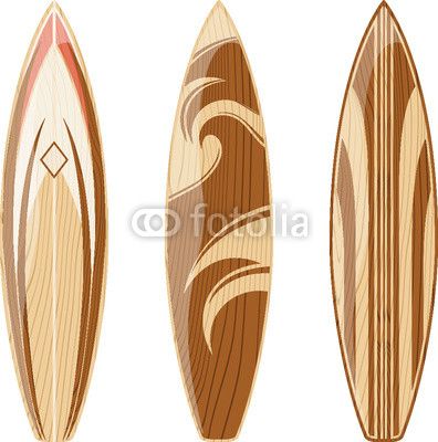 396x400 Vintage Surfboard Vector
