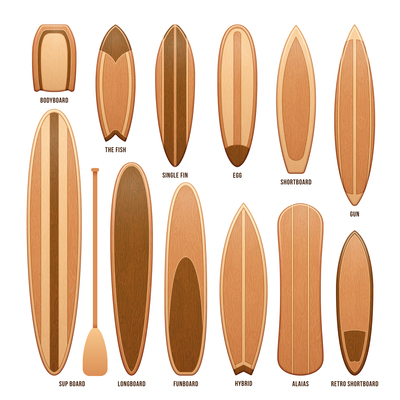 400x400 Page Surfboard On Curated Vector Illustrations, Stock Royalty
