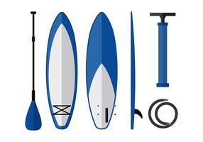 286x200 Surfboard Free Vector Art