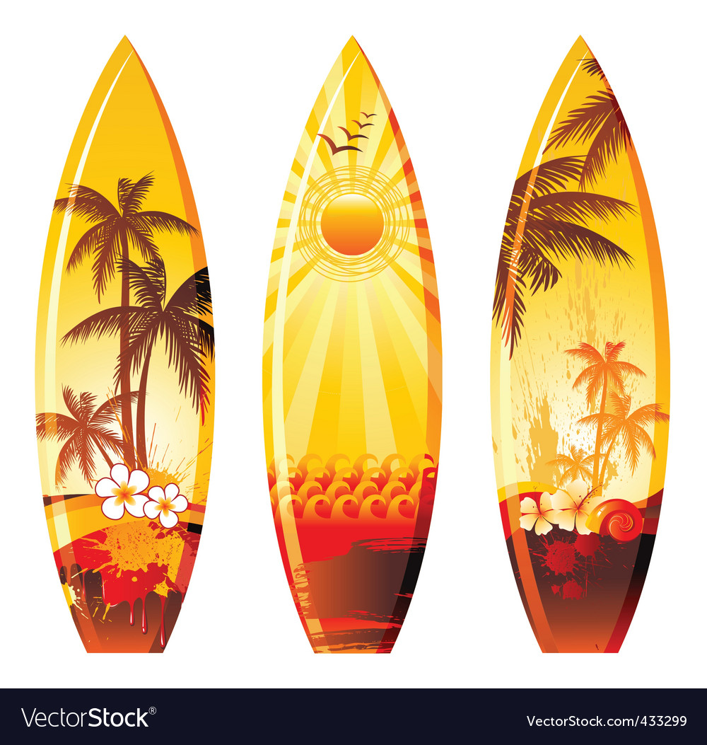 1000x1053 Surfboard Vector