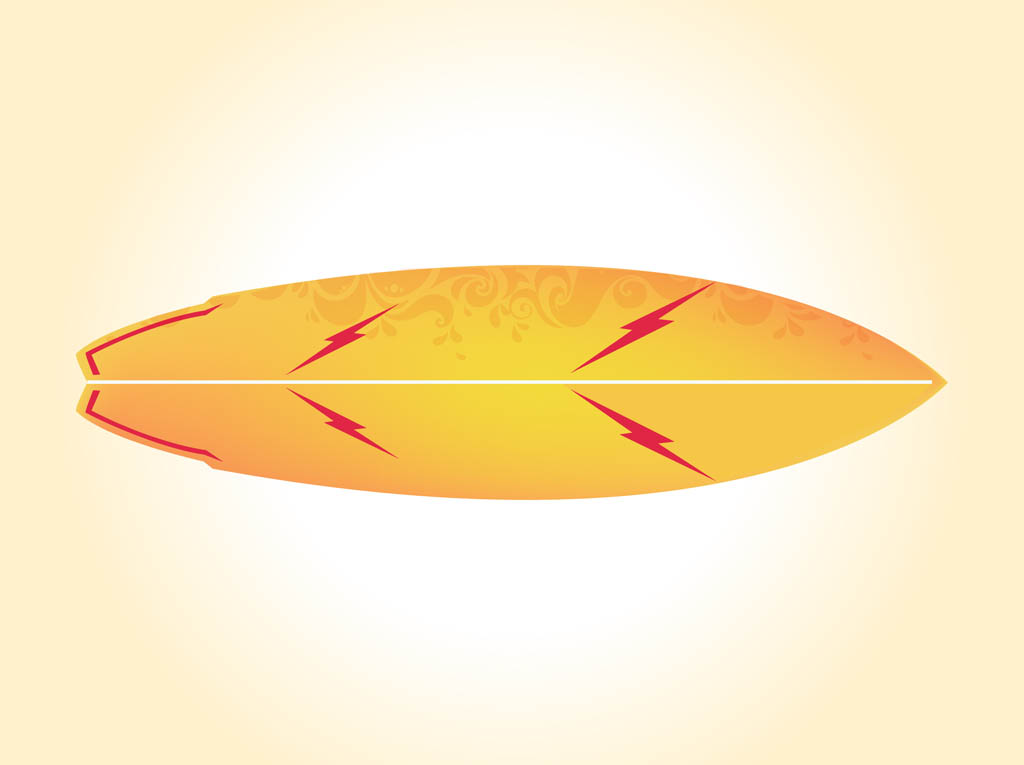 1024x765 Surfboard Vector Vector Art Graphics