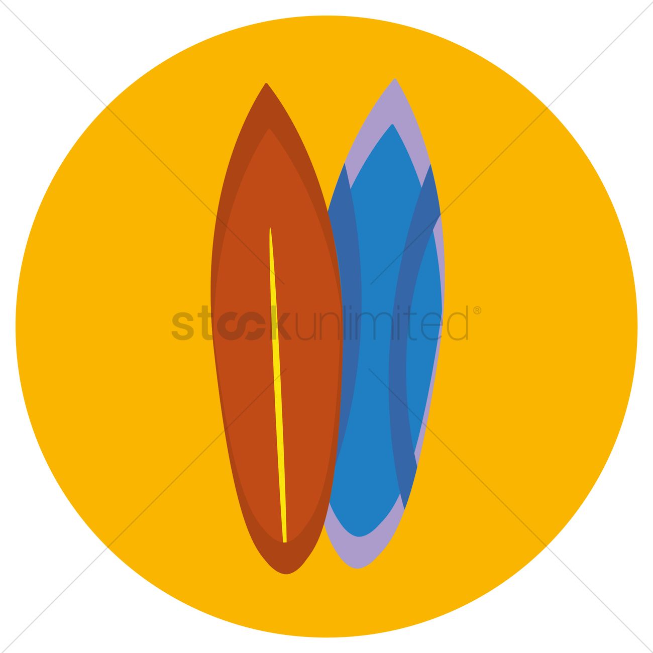 1300x1300 Free Surfboard Vector Image