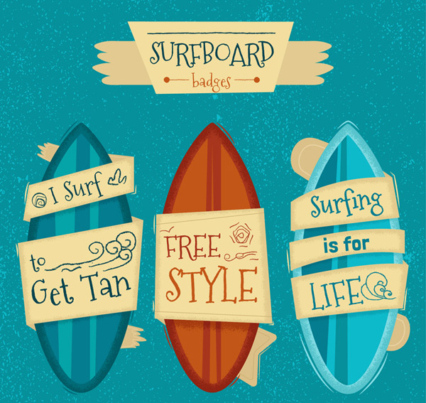 Surfboard Vector Free Download