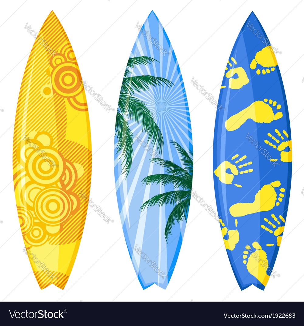 1000x1069 Surfboard Vector Group With Items