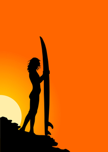 Surfer Girl Free Images 212x300 Surfer Girl Free Images