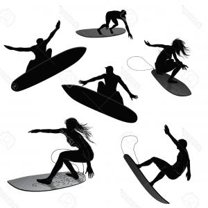 Surfing Silhouette Of A Woman Vector Hoodamathrun 300x300 Surfing Silhouette Of A Woman Vector Hoodamathrun