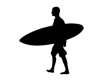 340x270 Surfer Silhouette Etsy