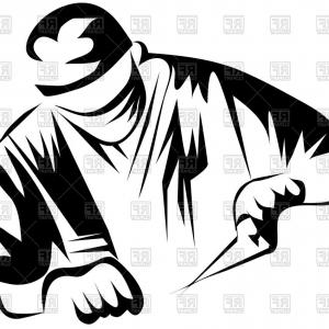 300x300 Silhouette Of Doctor Surgeon Vector Clipart Cqrecords