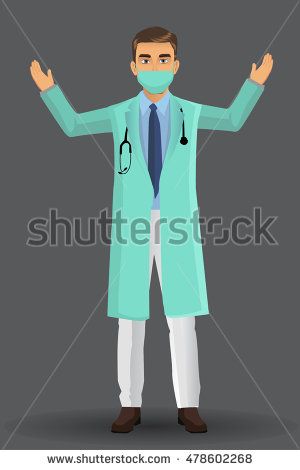 300x470 Surgeon, Vector Illustration Design Graphic And Advertisment