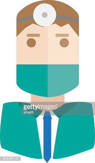 318x542 Surgeon Vector Avatar Premium Clipart