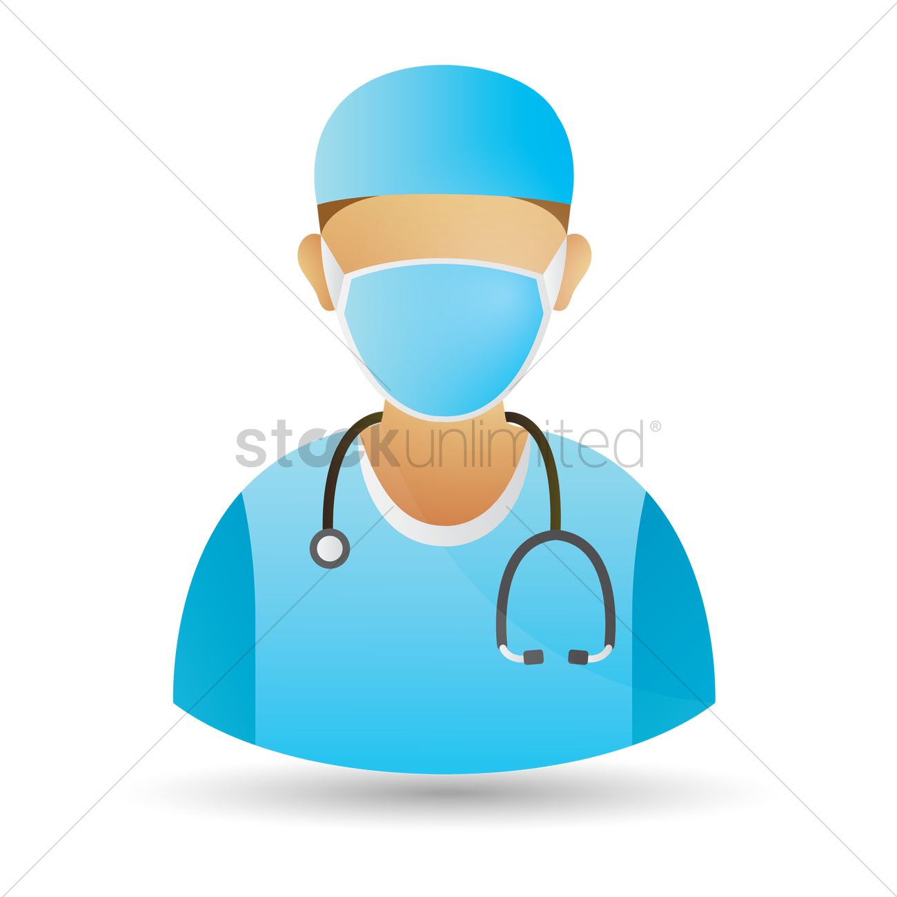 1300x1300 Surgeon Vector Image