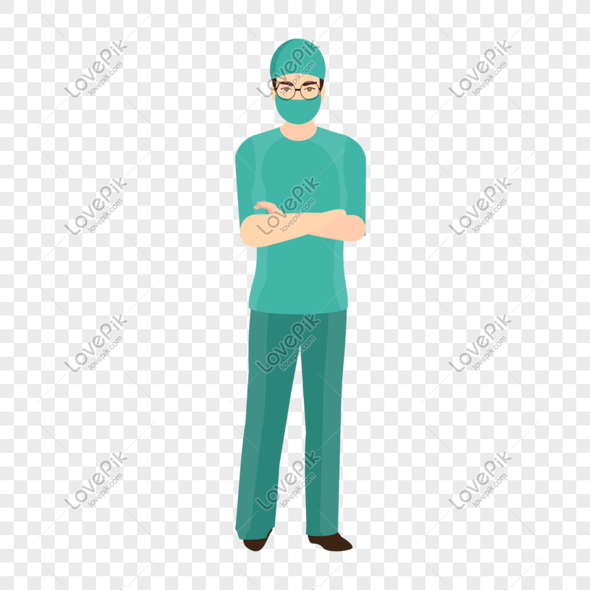 860x860 Surgery Doctor Wearing Mask Vector Material Png Image Picture Free