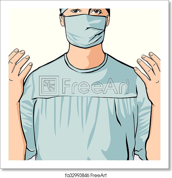Free Art Print Of Surgeon Ready For Surgery Vector Surgeon Ready 561x581 Free Art Print Of Surgeon Ready For Surgery Vector Surgeon Ready