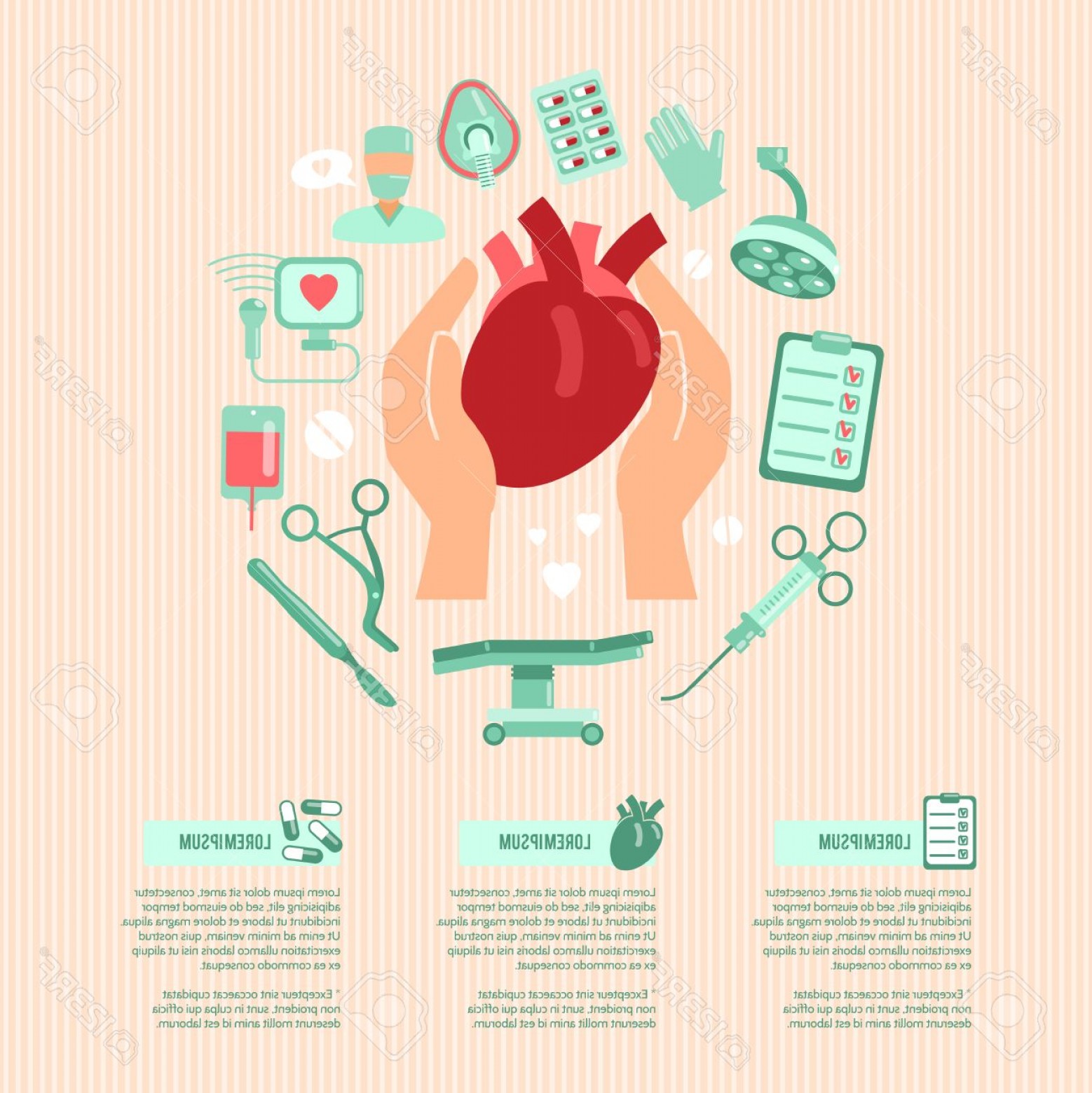Photostock Vector Cardiac Surgery Design Concept Wit Human Hands 1558x1560 Photostock Vector Cardiac Surgery Design Concept Wit Human Hands