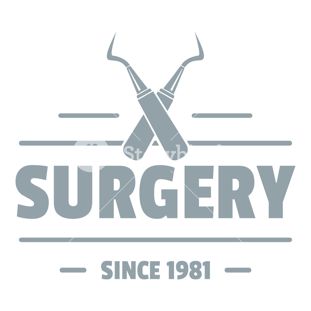 Surgery Logo Gray Monochrome Illustration Of Surgery Vector Logo 1000x1000 Surgery Logo Gray Monochrome Illustration Of Surgery Vector Logo