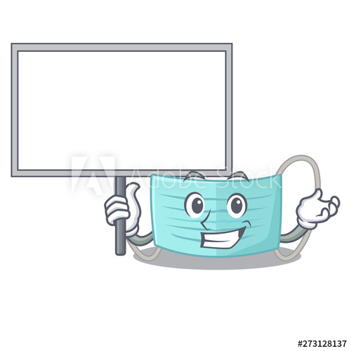 Bring Board Surgical Mask Isolated With The Mascot 500x500 Bring Board Surgical Mask Isolated With The Mascot