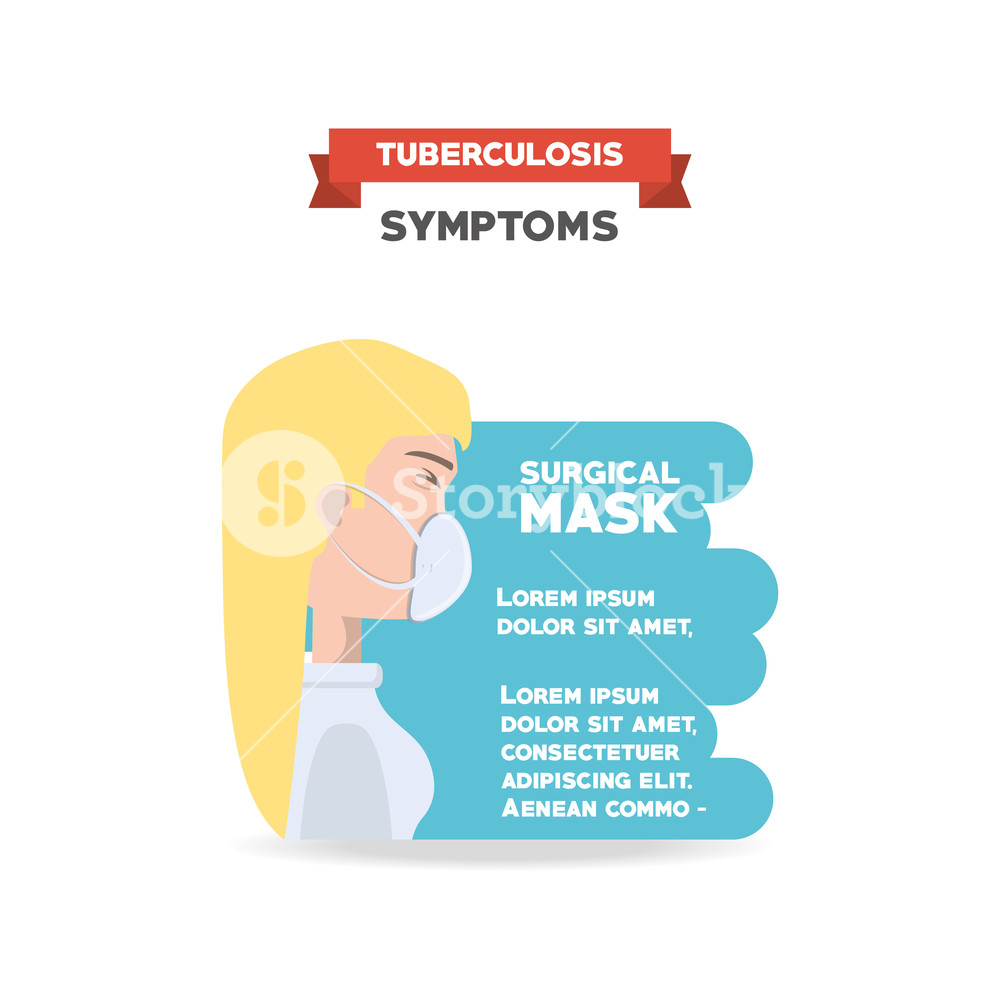 Tuberculosis Infographic Design With Avatar Woman With A Surgical 1000x1000 Tuberculosis Infographic Design With Avatar Woman With A Surgical