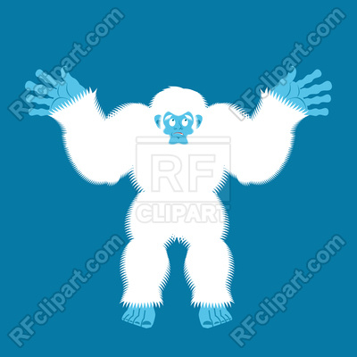 400x400 Yeti Guilty Bigfoot Surprise Vector Image Of Plants And Animals