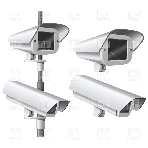 600x600 Security Camera Vector Image Of Objects Good