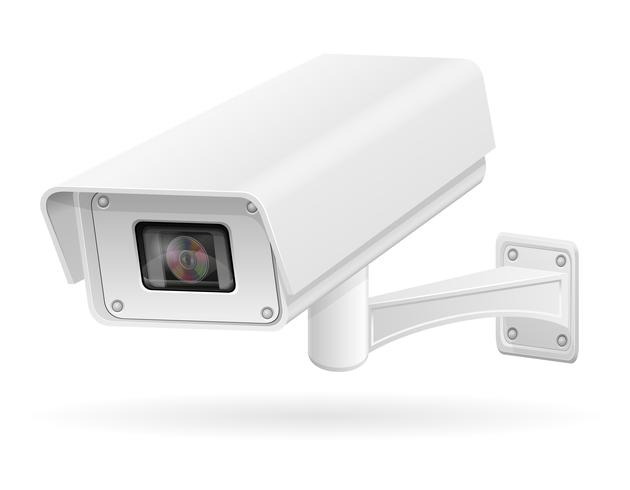 630x490 Surveillance Cameras Vector Illustration