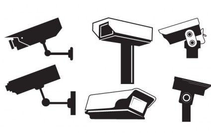 425x269 Cctv Camera Vector Graphics Khochu Zdes Pobyvat Free Vector