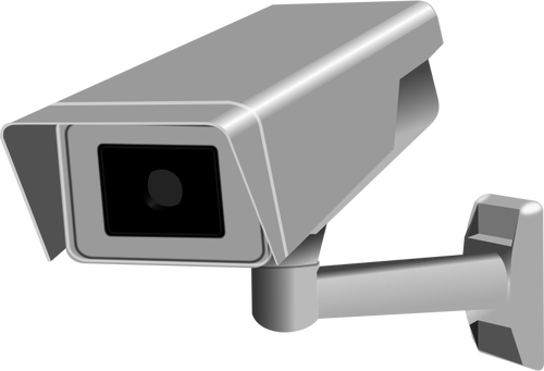 500x341 Cctv Fixed Camera Vector Image