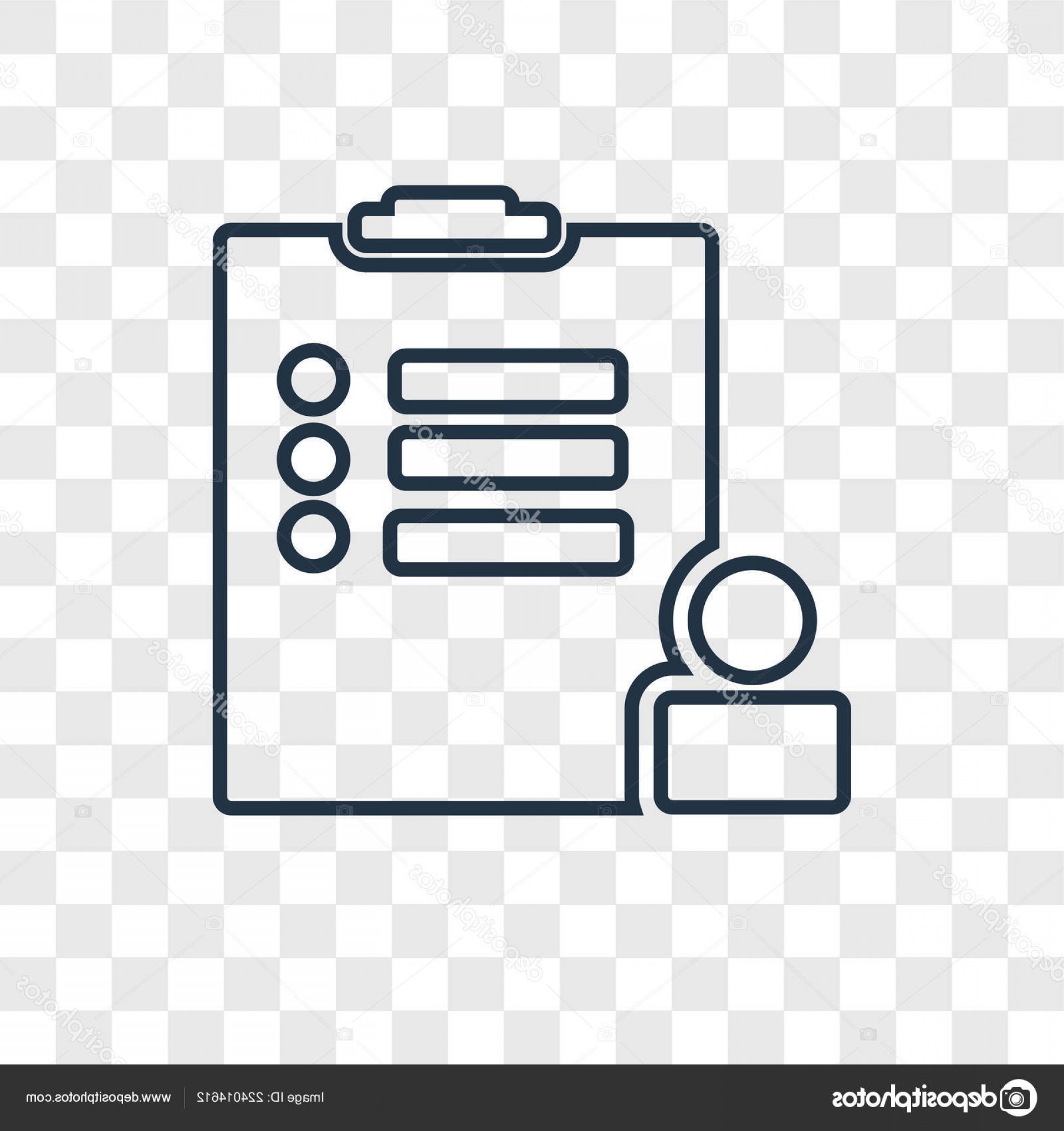 1920x2040 Stock Illustration Survey Concept Vector Linear Icon Newwaysys