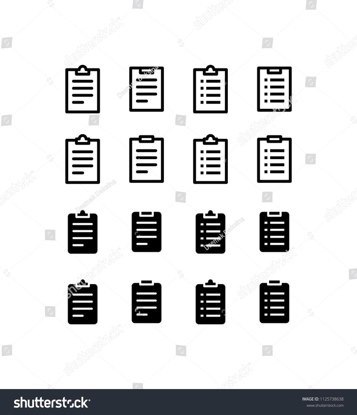 1376x1600 Clipboard Icon Set Report Note, Paper, Clipboard, Document, List
