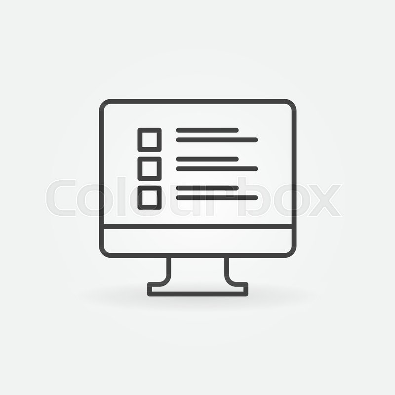 800x800 Online Survey Vector Concept Icon Or Stock Vector Colourbox