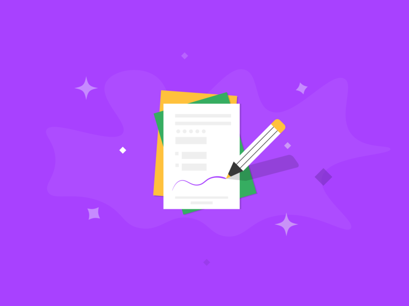 800x600 Survey Templates, Website Banner Vector Illustration