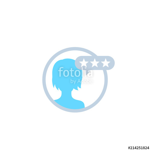 500x500 Customer Review, Feedback And Rating, Survey Vector Icon Stock
