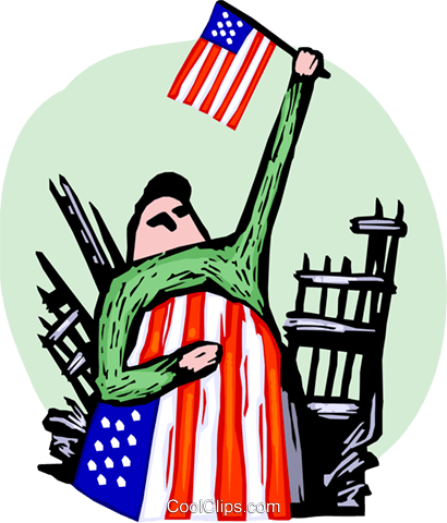 410x480 Survivor Of Terror Attacks Royalty Free Vector Clip Art