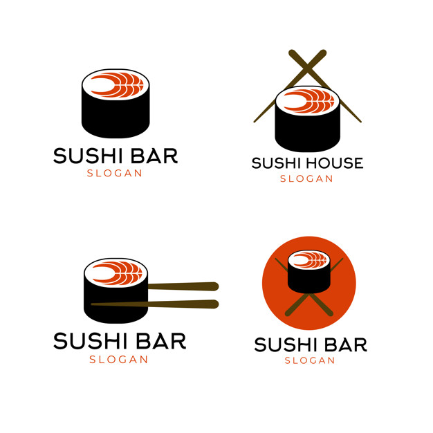 626x626 Sushi Logo Template Vector Premium Download