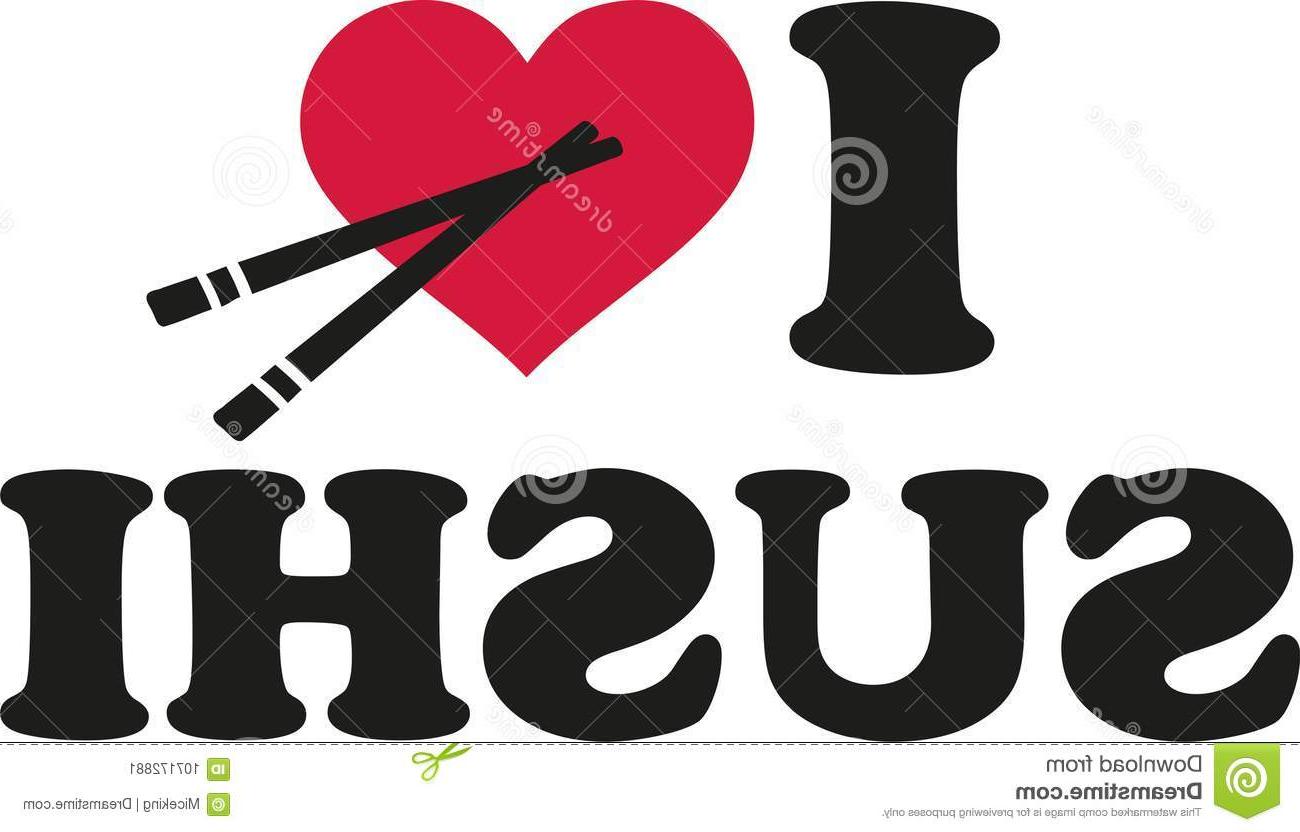 1300x832 Hd I Love Sushi Logo Vector Cdr Free Vector Art, Images