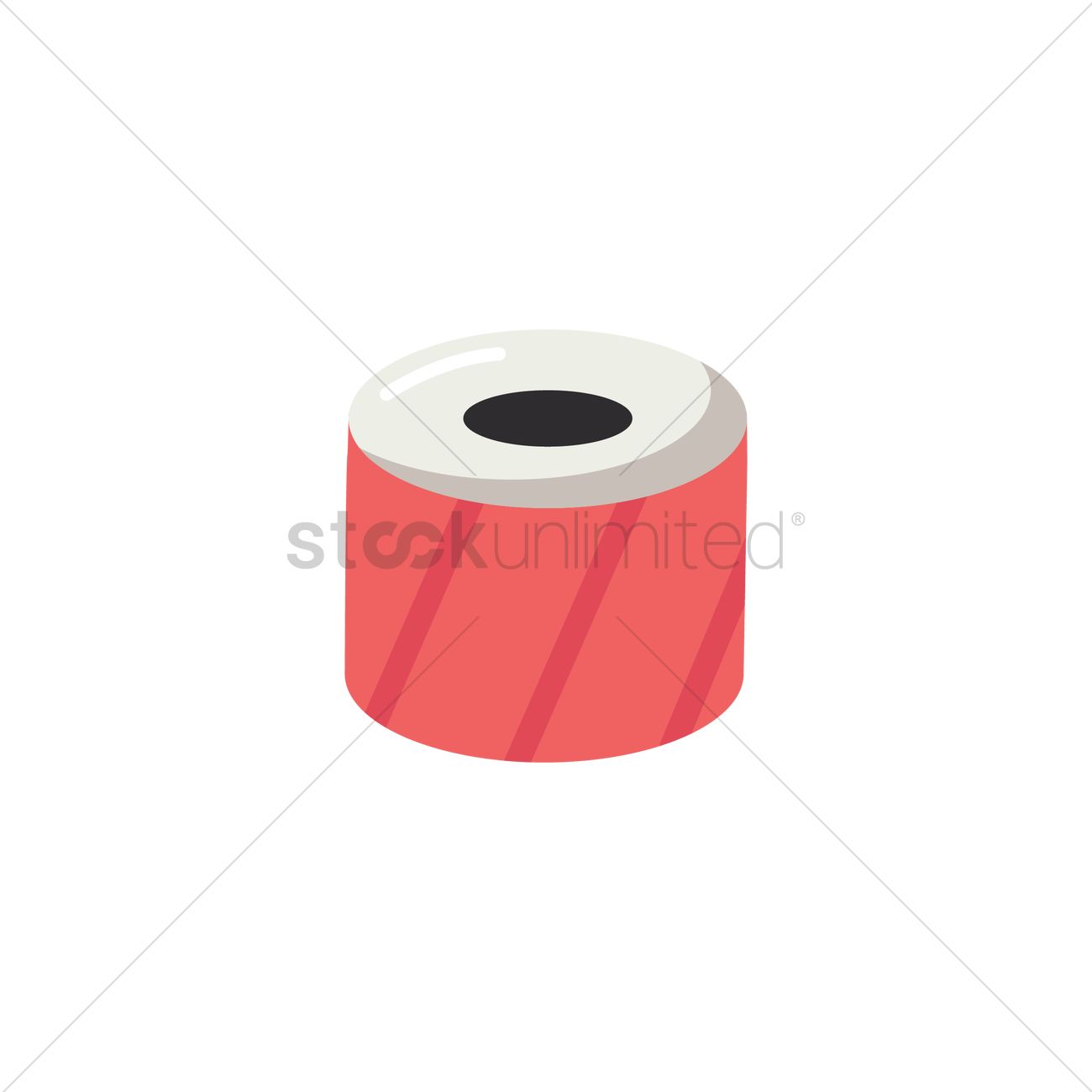 1300x1300 Salmon Sushi Roll Vector Image